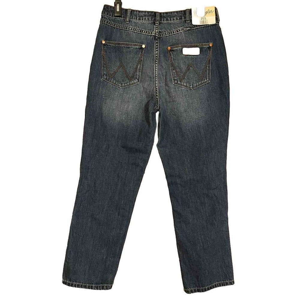 Vintage Wrangler Jeans 27x26 USA Blue Pants Cowboy Western Denim - Picture 3 of 10